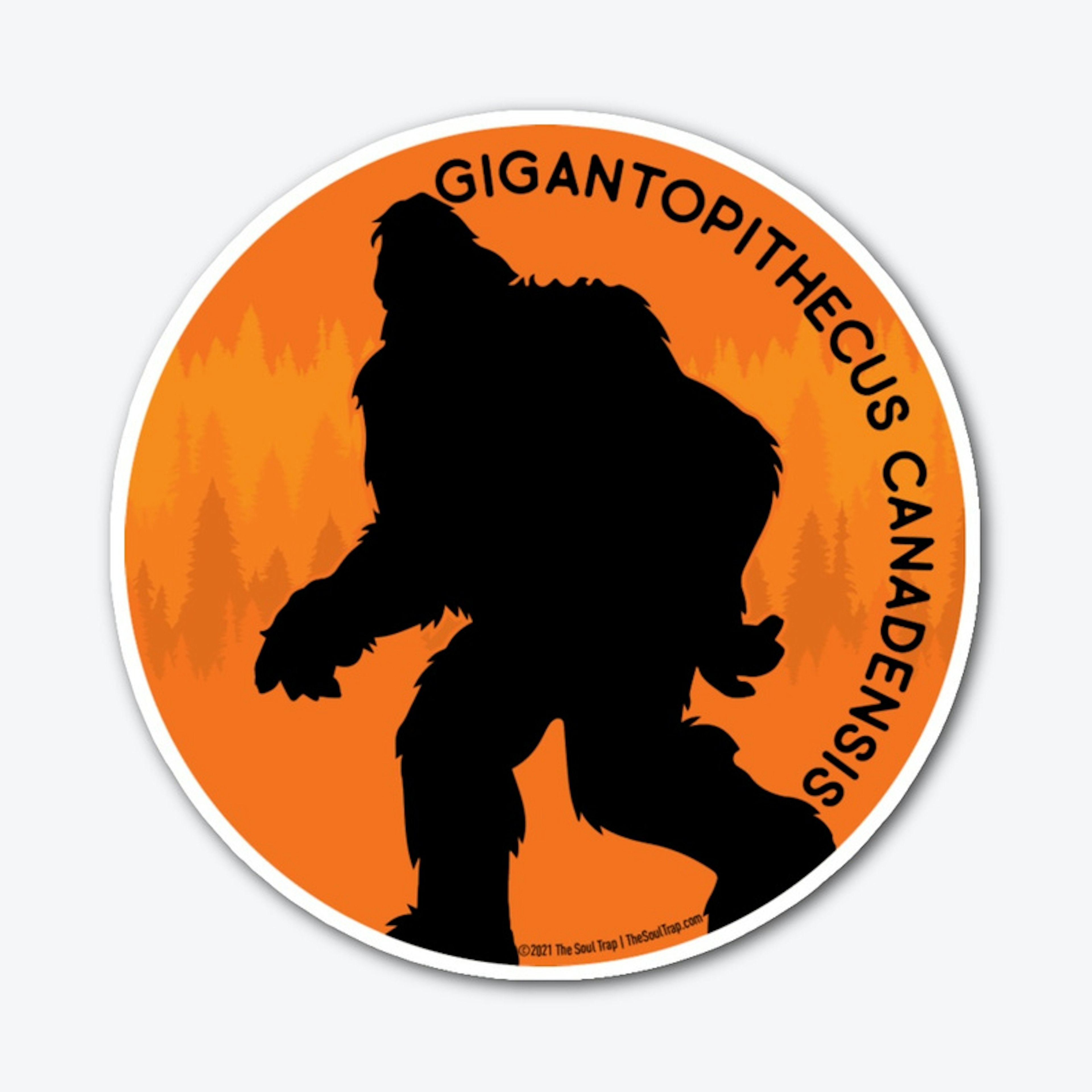 Bigfoot Sticker - Scientific Name